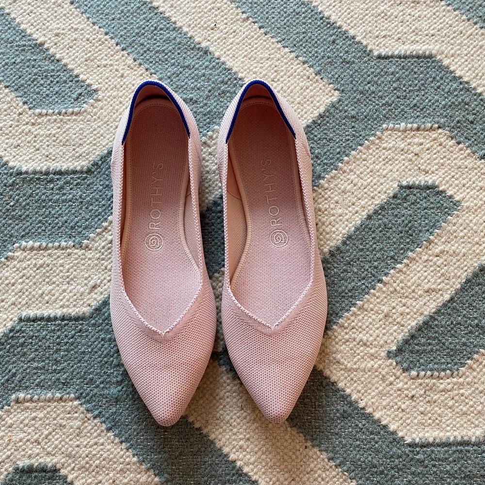 Rothy’s — The Point in Blush — Size 10
